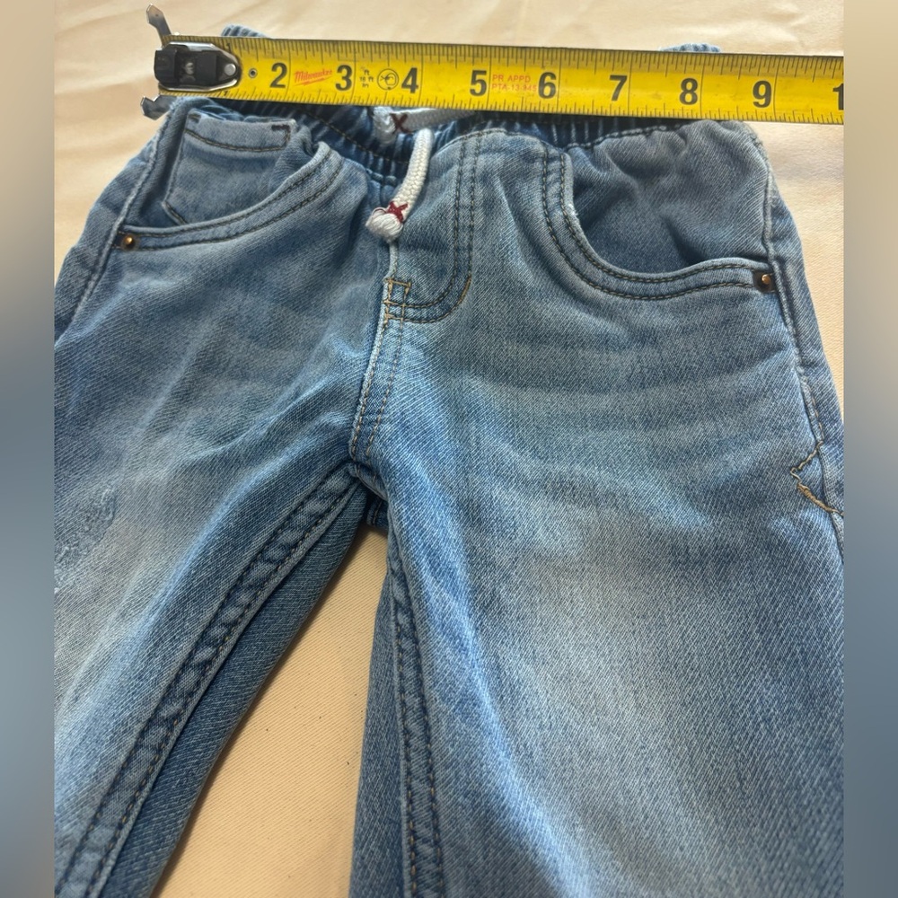 Cat & Jack Toddler Boy Pull‎ On Distressed Skinny Jeans 3T - Picture 5 of 15